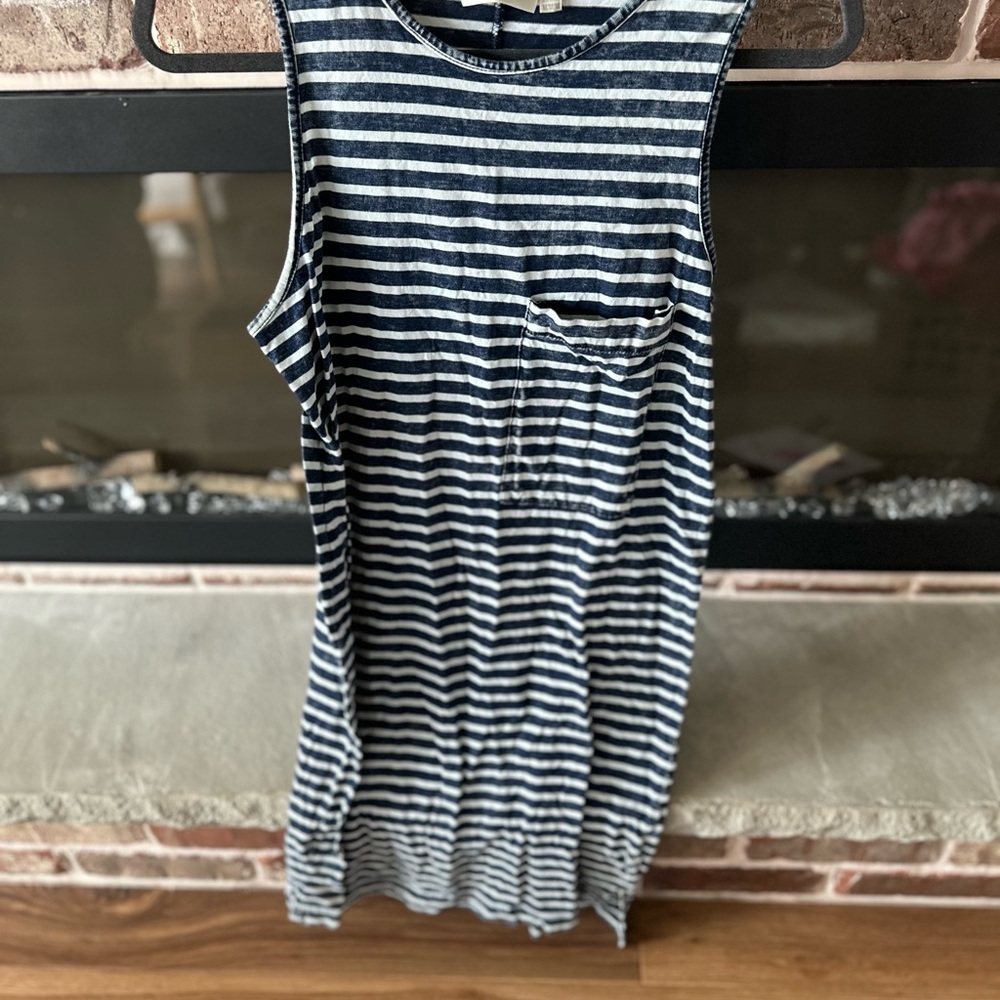 Striped Sleeveless dress